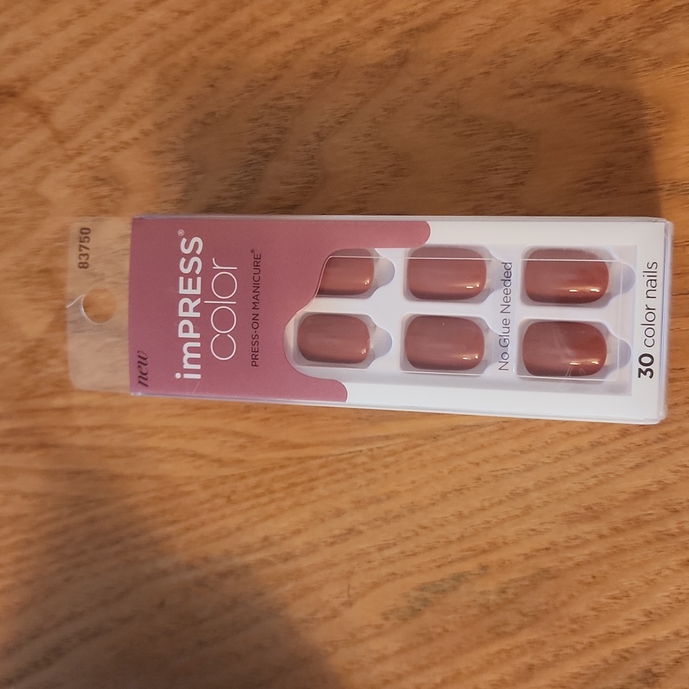 Impress color press on nails platonic pink